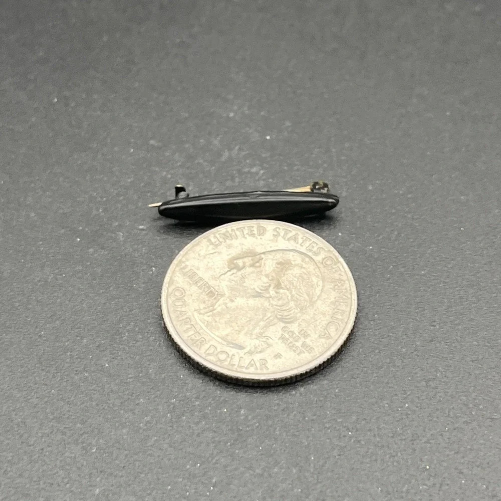 Vintage Black Collar Bar Lapel‎ Hat Pin
